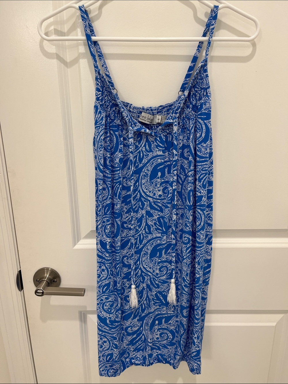 Tybee Island Clothing Company Blue Babydoll/Resort/Vacation Dress